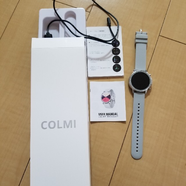  COLMI スマートウォッチ　グレー レディースのファッション小物(腕時計)の商品写真