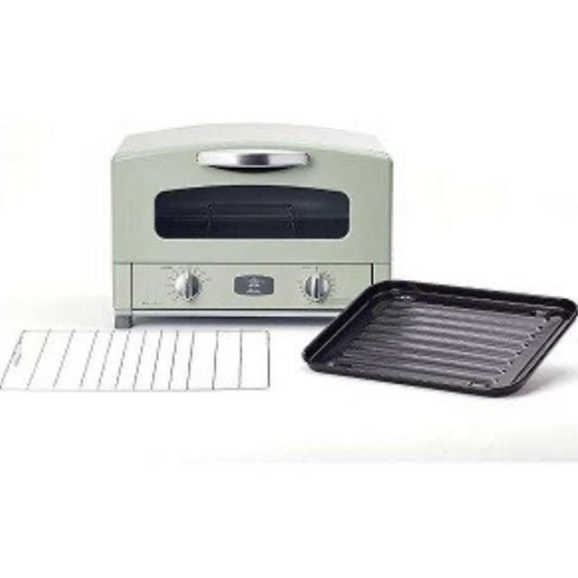 アラジン グラファイトトースター 2枚焼き　グリーン スマホ/家電/カメラの調理家電(調理機器)の商品写真