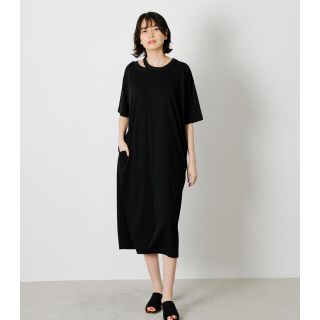 アズールバイマウジー(AZUL by moussy)のAZUL BY MOUSSY スリットネックワンピース(ロングワンピース/マキシワンピース)