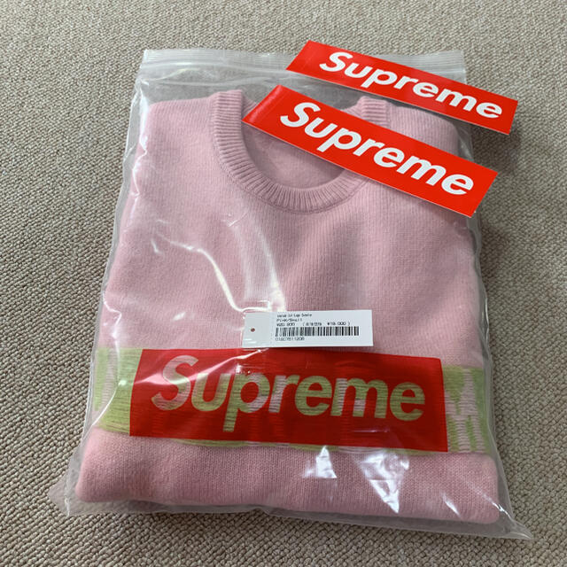 Supreme Inside Out Logo SweaterPINK Sサイズ