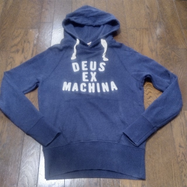 Deus ex Machina(デウスエクスマキナ)のdeus　TES ロンハーマン　HUF tcss パーカー　XS　ネイビー メンズのトップス(パーカー)の商品写真