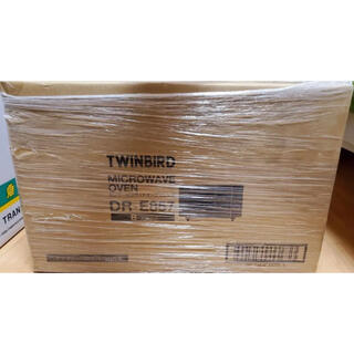 ツインバード(TWINBIRD)の【新品未開封】ツインバード オーブンレンジ ミラーデザイン DR-E857B(電子レンジ)