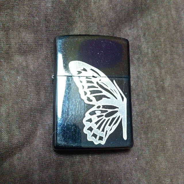 ZIPPO(ジッポー)のZIPPO ジッポー バタフライ柄 中古 メンズのファッション小物(タバコグッズ)の商品写真