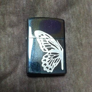 ジッポー(ZIPPO)のZIPPO ジッポー バタフライ柄 中古(タバコグッズ)