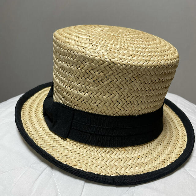 シルクハット　麦わら　ストローハット　grace hats メンズの帽子(ハット)の商品写真