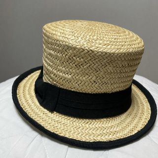 シルクハット　麦わら　ストローハット　grace hats(ハット)