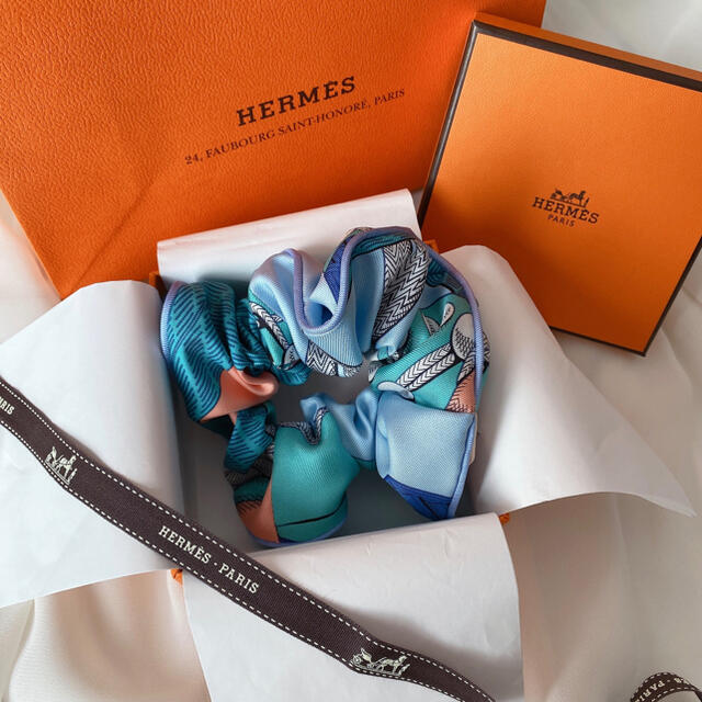 直販最安価格 エルメスHermes☆シュシュ☆2021年 ヘアゴム/シュシュ