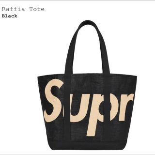 シュプリーム(Supreme)のSupreme Raffia Tote "Black(トートバッグ)