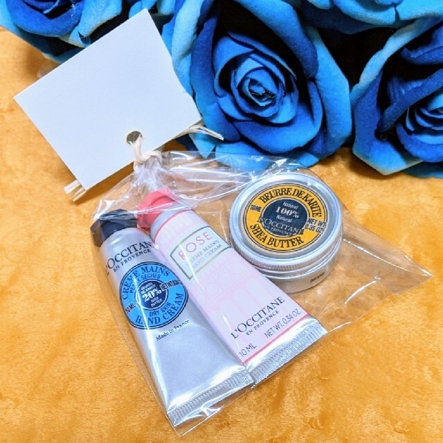 L'OCCITANE(ロクシタン)の【L’OCCITAONE】ギフトセット❤︎.*各10mI×3本❤︎.*新品 コスメ/美容のボディケア(ハンドクリーム)の商品写真