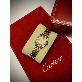 カルティエ(Cartier)の美品　カルティエ Cartier パンテール SM コンビ 腕時計(腕時計)