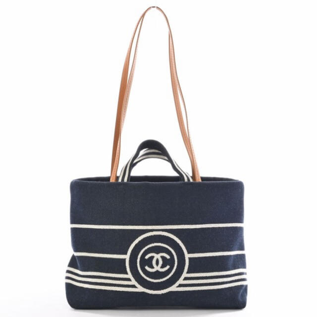 CHANEL - 訳あり　中古　シャネル　CHANEL トート　デニム　バッグ　ノベルティ　送料込