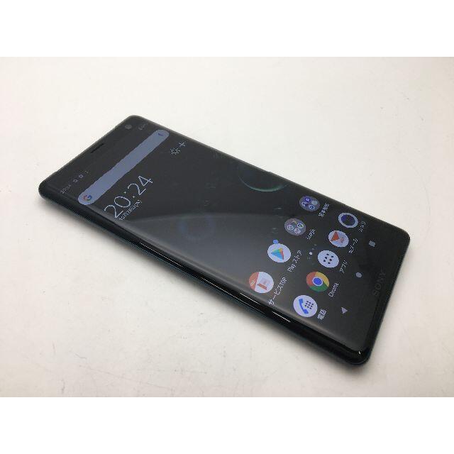 SIMフリー上美品au Xperia XZ3 SOV39 グリーン 502約1677万色解像度