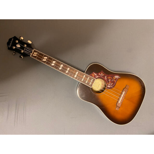 Epiphone(エピフォン)のEPIPHONE hummingbirdウクレレ ケース付き 楽器のウクレレ(その他)の商品写真