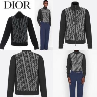 クリスチャンディオール(Christian Dior)のDIORディオール未使用品テクニカルメッシュブルゾンニットLサイズ神戸大丸店購入(ニット/セーター)