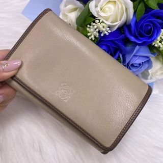 ロエベ(LOEWE)の✨中美品✨LOEWE ロエベ アナグラム コンパクトウォレット 2つ折り 財布(財布)