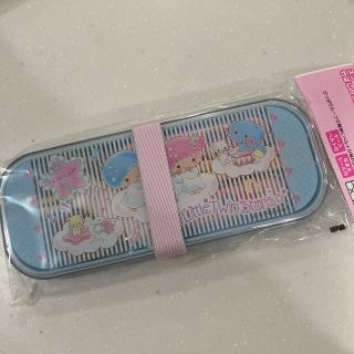 リトルツインスターズ(リトルツインスターズ)のサンリオ(SANRIO) リトルツインスターズ ベルト付きランチトリオ(弁当用品)