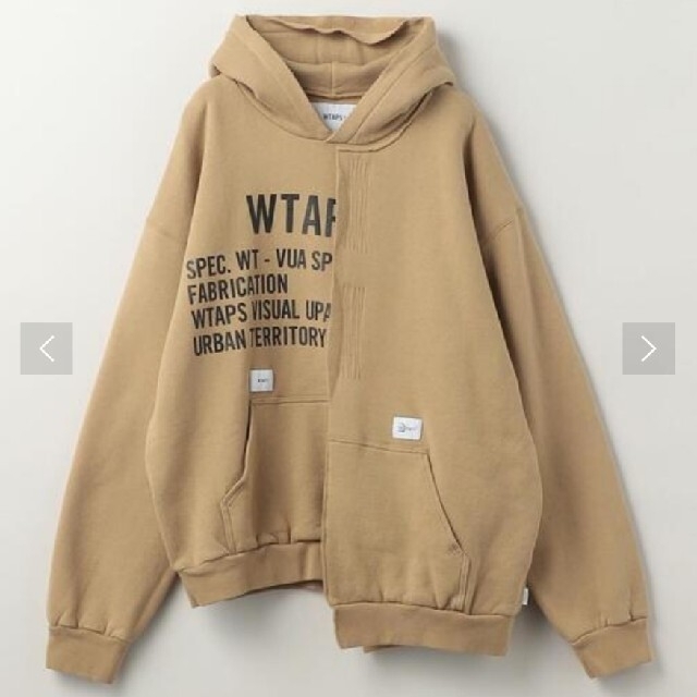 購入OK M WTAPS 12 RUGS HOODED ベージュ ヴィンテージ加工