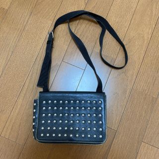 コムデギャルソン(COMME des GARCONS)の【GIMMYさま専用】ショルダーバッグ　コムデギャルソン　ブラック　革(ショルダーバッグ)