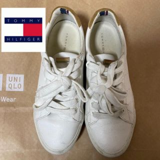 トミーヒルフィガー(TOMMY HILFIGER)のトミー　スニーカー　白(スニーカー)