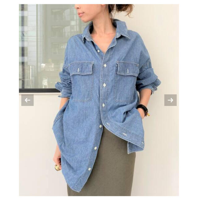 L'Appartement REMI RELIEF Chambray シャツ