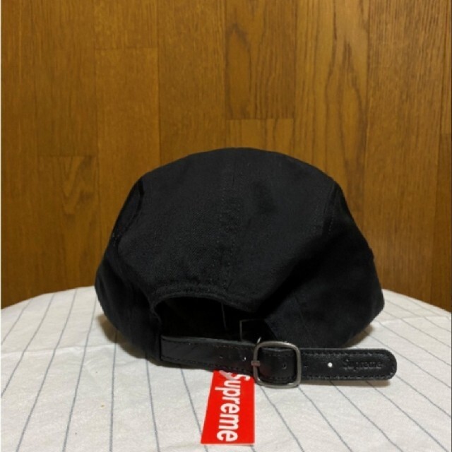 新品未使用 Supreme Washed キャップ ブラック 2