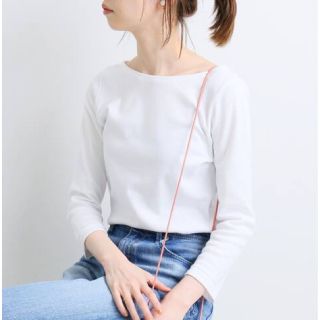 イエナ(IENA)のIENA AURALEE 別注ボートネックTシャツ(カットソー(長袖/七分))