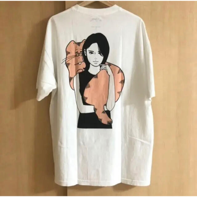 希少 min-nano × kyne Cat Girl Tee Tシャツ  XL