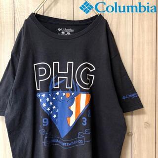 コロンビア(Columbia)のUS輸入　CLOLUMBIA メンズ　半袖Tシャツ　PHG 星条旗　Lサイズ(Tシャツ/カットソー(半袖/袖なし))