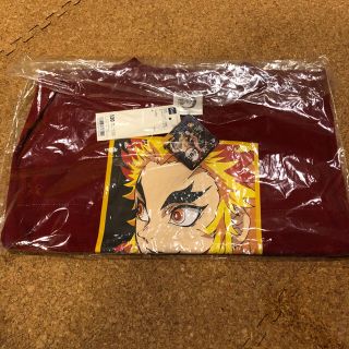 ジーユー(GU)の鬼滅の刃　半袖Tシャツ　煉獄杏寿郎柄　120cm(キャラクターグッズ)