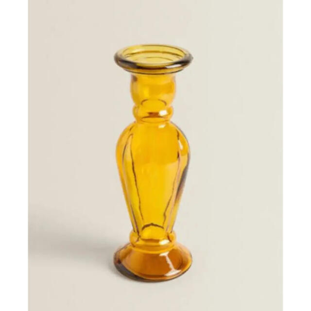 ZARA HOME(ザラホーム)のZARAHOME   ガラス キャンドルスタンド　花瓶 インテリア/住まい/日用品のインテリア小物(置物)の商品写真