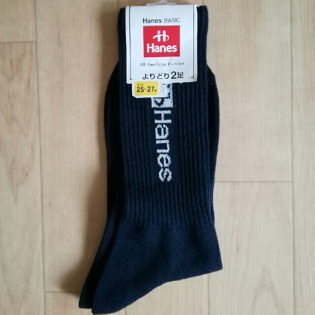 Hanes(ヘインズ)のＨａｎｅｓ　ソックス　１足 メンズのレッグウェア(ソックス)の商品写真