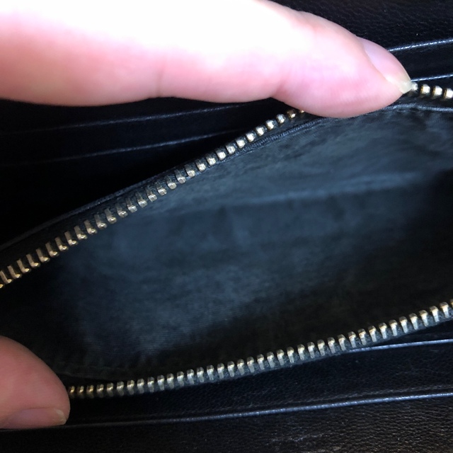 PRADA(プラダ)のプラダ　レザー　長財布　黒 レディースのファッション小物(財布)の商品写真