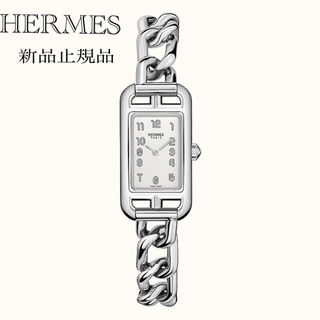 エルメス(Hermes)のエルメス　HERMES 新作　ナンタケット　シルバ　本物正規品　保証書付(腕時計)