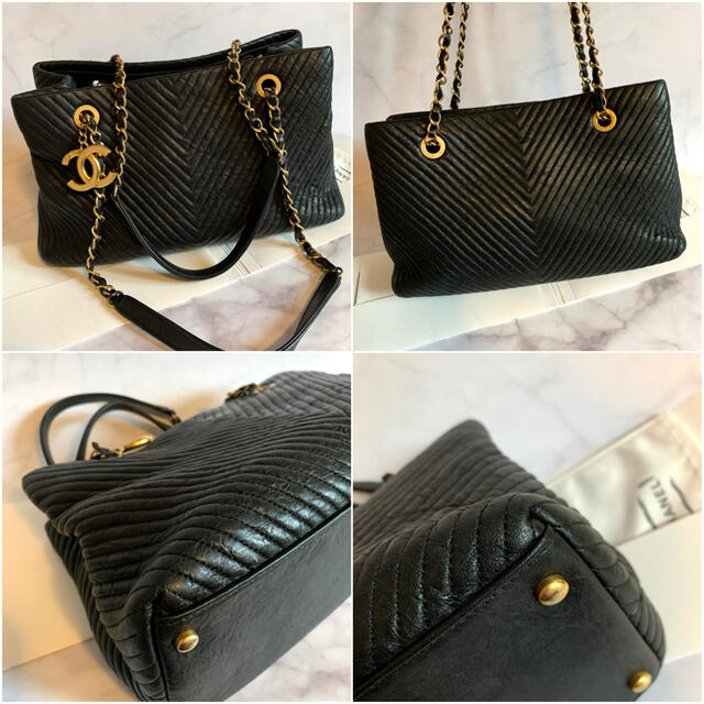 CHANEL(シャネル)の【seki様専用】シャネル 美品 シェブロン Vステッチ ショルダーバッグ レディースのバッグ(ショルダーバッグ)の商品写真