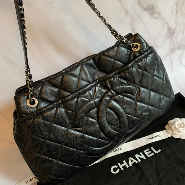 CHANEL シャネル 美品 ショルダーバッグ チェーンショルダー マトラッセショルダーバッグ