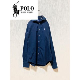 ポロラルフローレン(POLO RALPH LAUREN)のPolo Ralph Lauren  シンプルネイビーワンポイント刺繍シャツ (シャツ/ブラウス(長袖/七分))