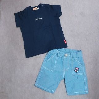 ミキハウス(mikihouse)の【kunikuni0360様専用】ミキハウス 男の子 80 半袖 半ズボン(Ｔシャツ)