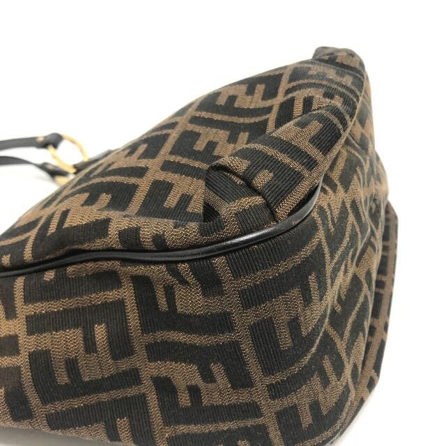 FENDI - フェンディ 8BH156 ロゴチャーム ショルダーバッグ ズッカ