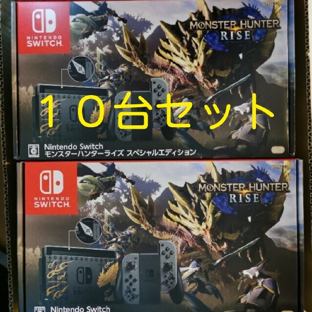 【印無し】任天堂スイッチ モンスターハンターライズスペシャルエディション　１０台