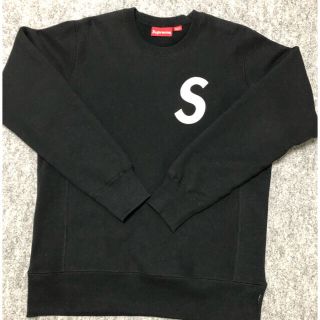 シュプリーム(Supreme)の16aw supreme slogo スウェット黒　S(スウェット)