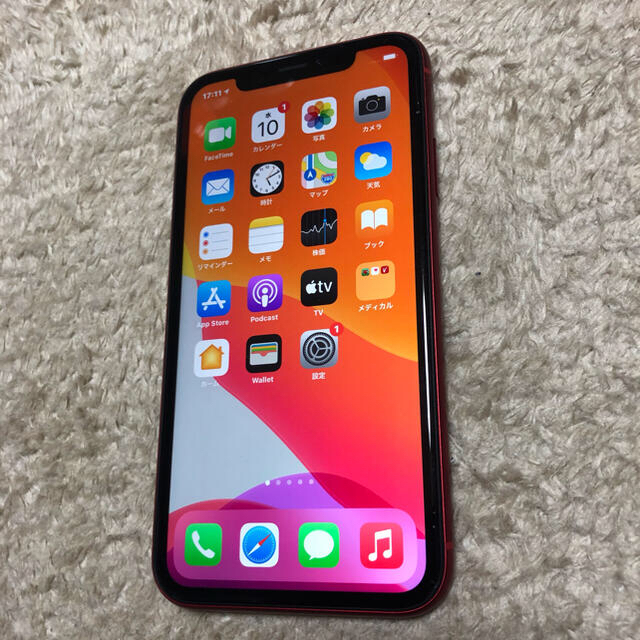 iPhoneXR 128GB レッド SIMフリー