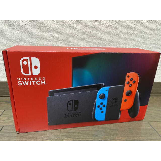 Nintendo Switch(ニンテンドースイッチ)のNintendo Switch JOY-CON(L) ネオンブルー/(R) ネオ エンタメ/ホビーのゲームソフト/ゲーム機本体(家庭用ゲーム機本体)の商品写真