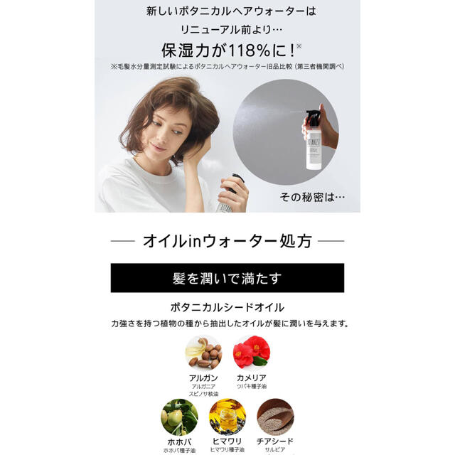 BOTANIST(ボタニスト)の【新品】ボタニスト　ヘアウォーター　詰め替え　2点セット コスメ/美容のヘアケア/スタイリング(ヘアウォーター/ヘアミスト)の商品写真