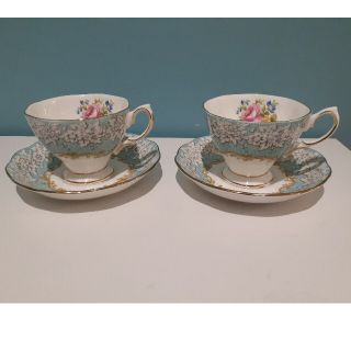 ロイヤルアルバート(ROYAL ALBERT)の訳あり☆ROYAL ALBERT　カップ&ソーサー(グラス/カップ)