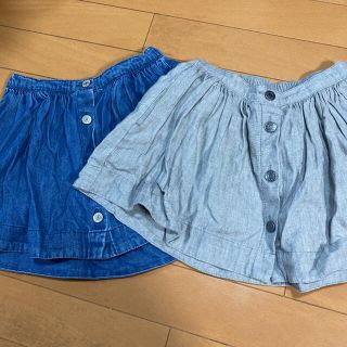 ギャップキッズ(GAP Kids)のGAPのフレアスカート　2点セット　120 新品(スカート)