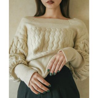 アメリヴィンテージ(Ameri VINTAGE)のY様専用⭐︎sheer puffy knit(ニット/セーター)