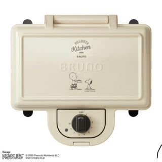 スヌーピー(SNOOPY)のホットサンドメーカー 耳まで ブルーノ スヌーピー SNOOPY(サンドメーカー)