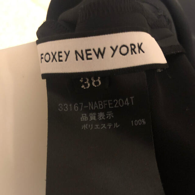 超美品】FOXEY NEW YORK 黒ブラウス 超美品】FOXEY NEW YORK 黒ブラウス