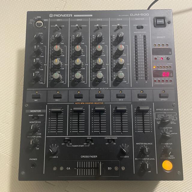 Pioneer(パイオニア)のpioneer DJM500 楽器のDJ機器(DJミキサー)の商品写真