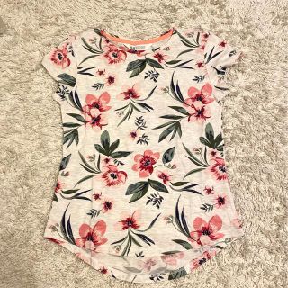 エイチアンドエム(H&M)のお値下げ！新品☆H&M 半袖カットソー Tシャツ　花柄　150(Tシャツ/カットソー)